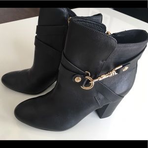 Isola Black Ankle Boots